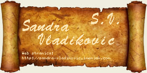 Sandra Vladiković vizit kartica